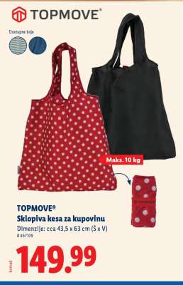 TOPMOVE® Sklopiva kesa za kupovinu