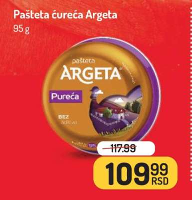 Pašteta ćureća Argeta