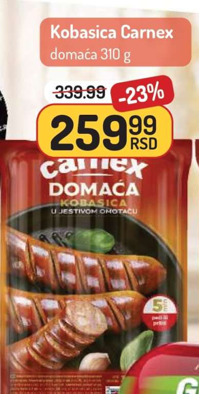 Kobasica Carnex domaća 310 g