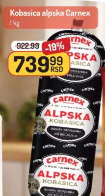 Kobasica alpska Carnex
