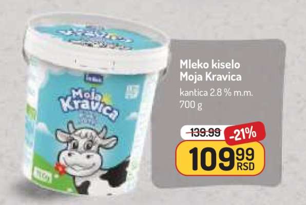 Mleko kiselo Moja Kravica