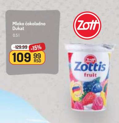 Mleko čokoladno Dukat