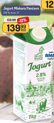 Jogurt Mlekara Pančevo