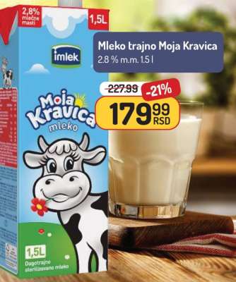 Mleko trajno Moja Kravica