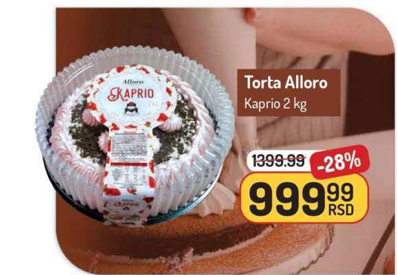 Torta Alloro Kaprio 2 kg