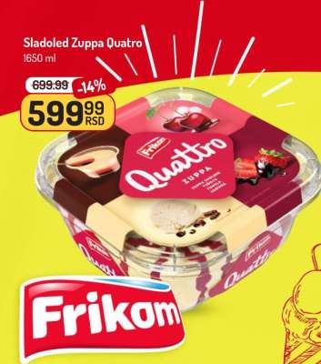 Sladoled Zuppa Quatro