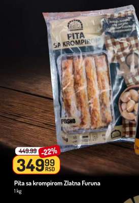 Pita sa krompirom Zlatna Furuna