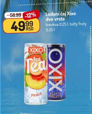 Ledeni čaj Xixo dve vrste