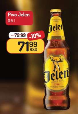 Pivo Jelen 0.5 l