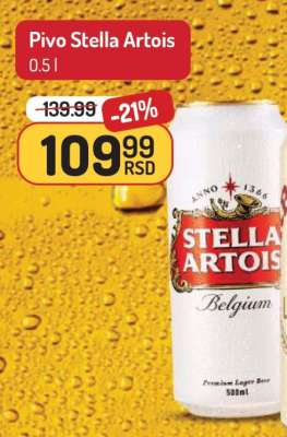 Pivo Stella Artois