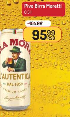 Pivo Birra Moretti