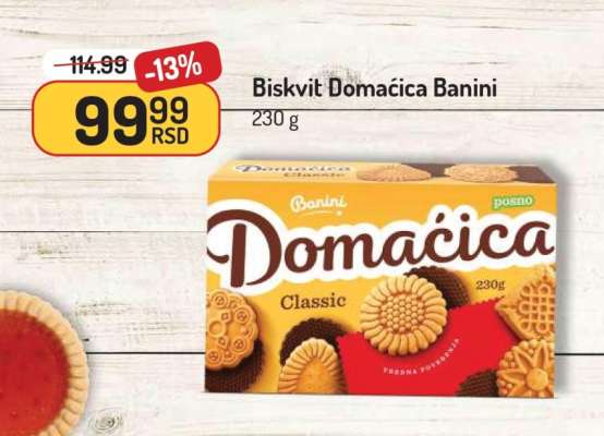 Biskvit Domaćica Banini