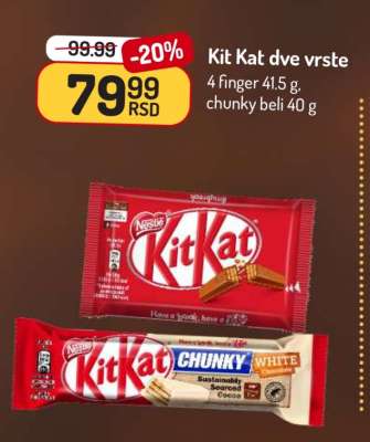 Kit Kat dve vrste