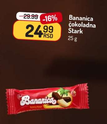 Bananica čokoladna Štark