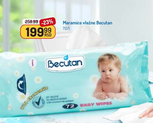 Maramice vlažne Becutan