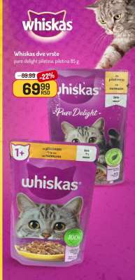 Whiskas dve vrste