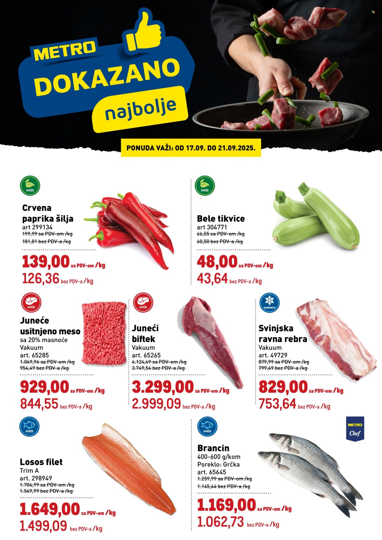 Metro katalog - 17.09.2025 - 21.09.2025. Stranica 1