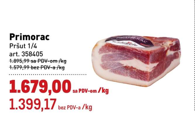 Primorac pršut 1/4