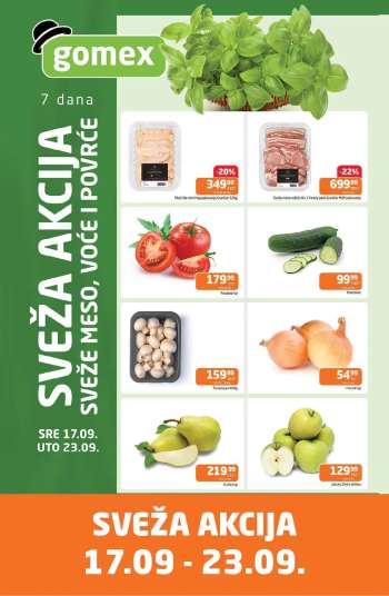 Gomex katalog - 17.09.2025 - 23.09.2025.