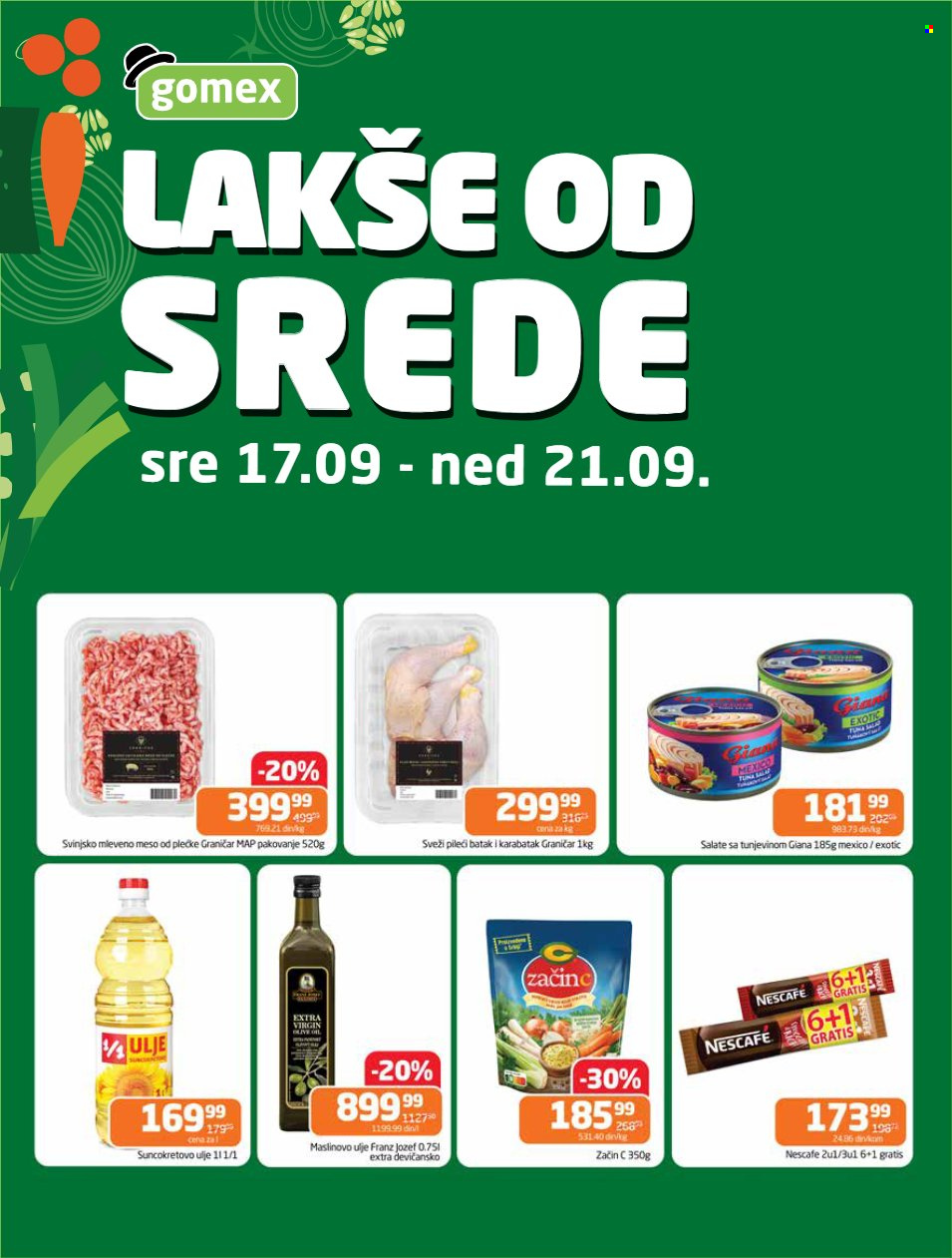 Gomex katalog - 17.09.2025 - 21.09.2025. Stranica 1