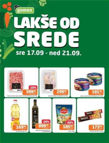 Gomex katalog - 17.09.2025 - 21.09.2025.