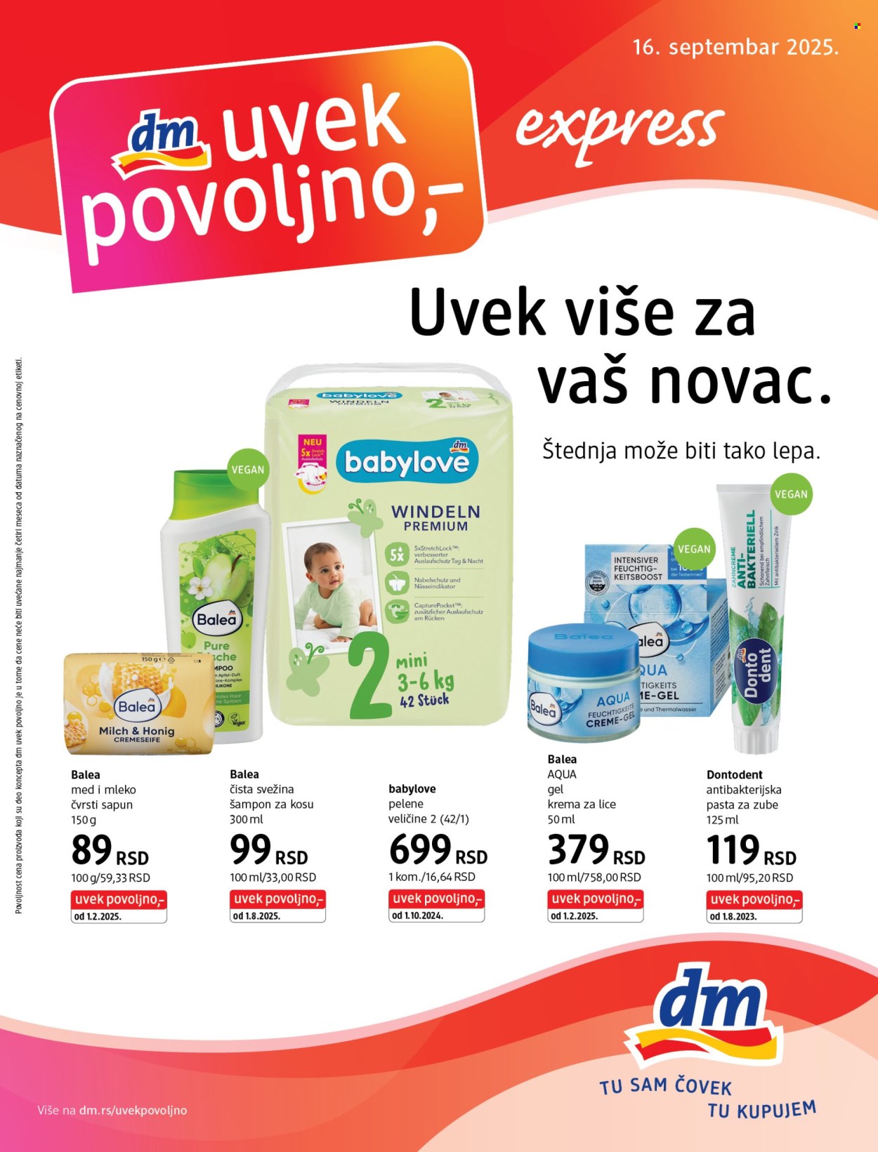 dm drogerie katalog. Stranica 1