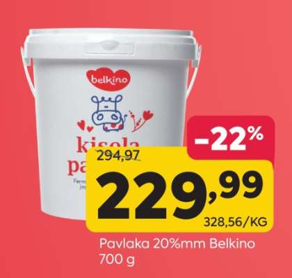 Pavlaka 20%mm Belkino