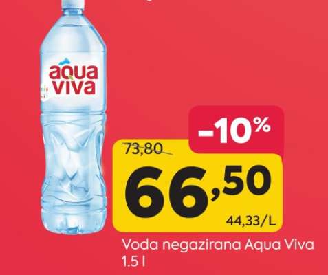 Voda negazirana Aqua Viva 1.5 l