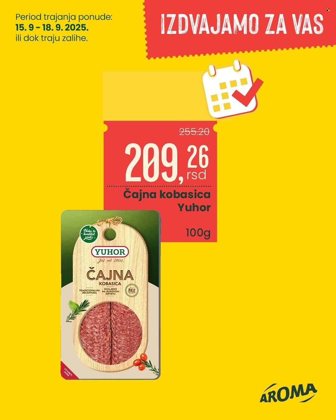 Aroma Market katalog - 15.09.2025 - 18.09.2025. Stranica 6