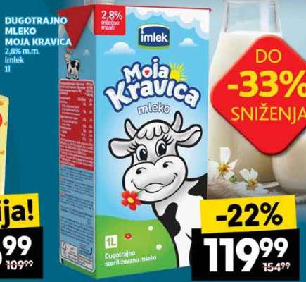 DUGOTRAJNO MLEKO Moja Kravica