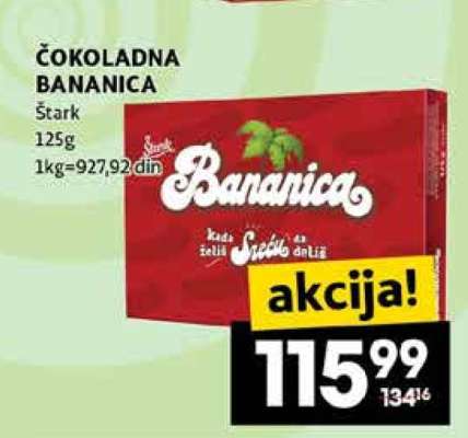 ČOKOLADNA BANANICA