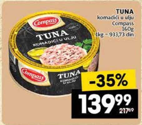 TUNA KOMADIĆI U ULJU