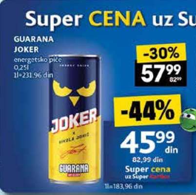 Guarana, Joker