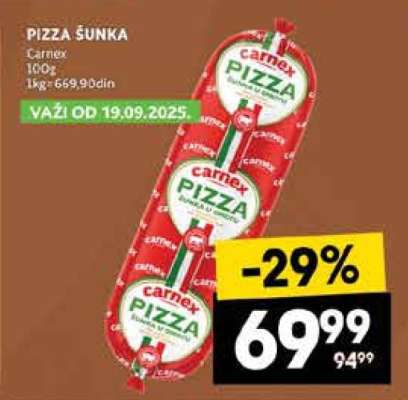 PIZZA ŠUNKA