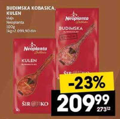 BUDIMSKA KOBASICA, KULEN