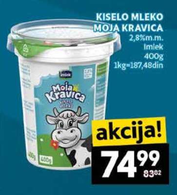 Kiselo mleko Moja kravica