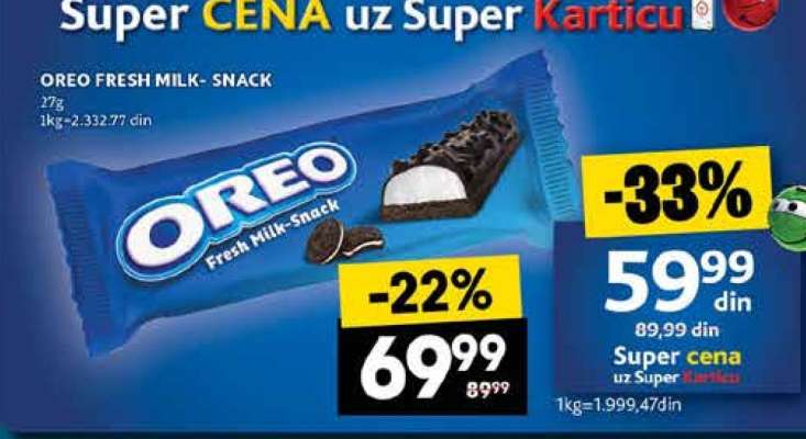 OREO Fresh Milk-Snack