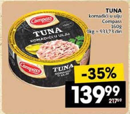 TUNA KOMADIĆI U ULJU