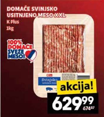 DOMAĆE SVINJSKO USITNJENO MESO XXL