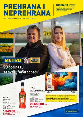 Metro katalog - 18.09.2025 - 01.10.2025.