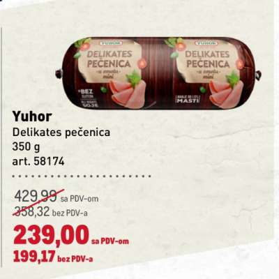 Yuhor Delikates pečenica