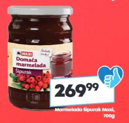 Marmelada šipurak Maxi, 700g