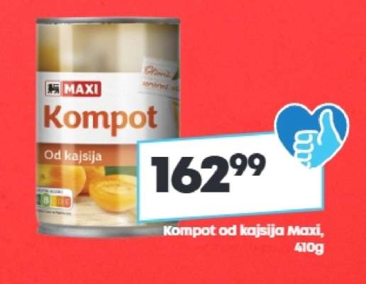 Kompot od kajsija Maxi