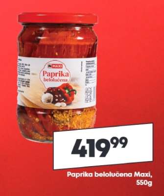 Paprika belolučena Maxi, 550g