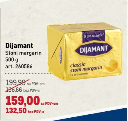 Dijamant Stoni margarin
