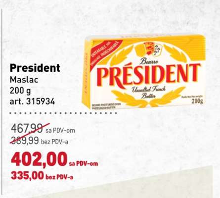 President maslac