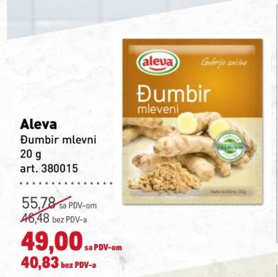 Aleva Đumbir mleveni