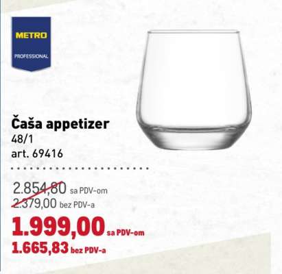 Čaša appetizer