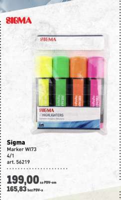 Sigma Marker W173