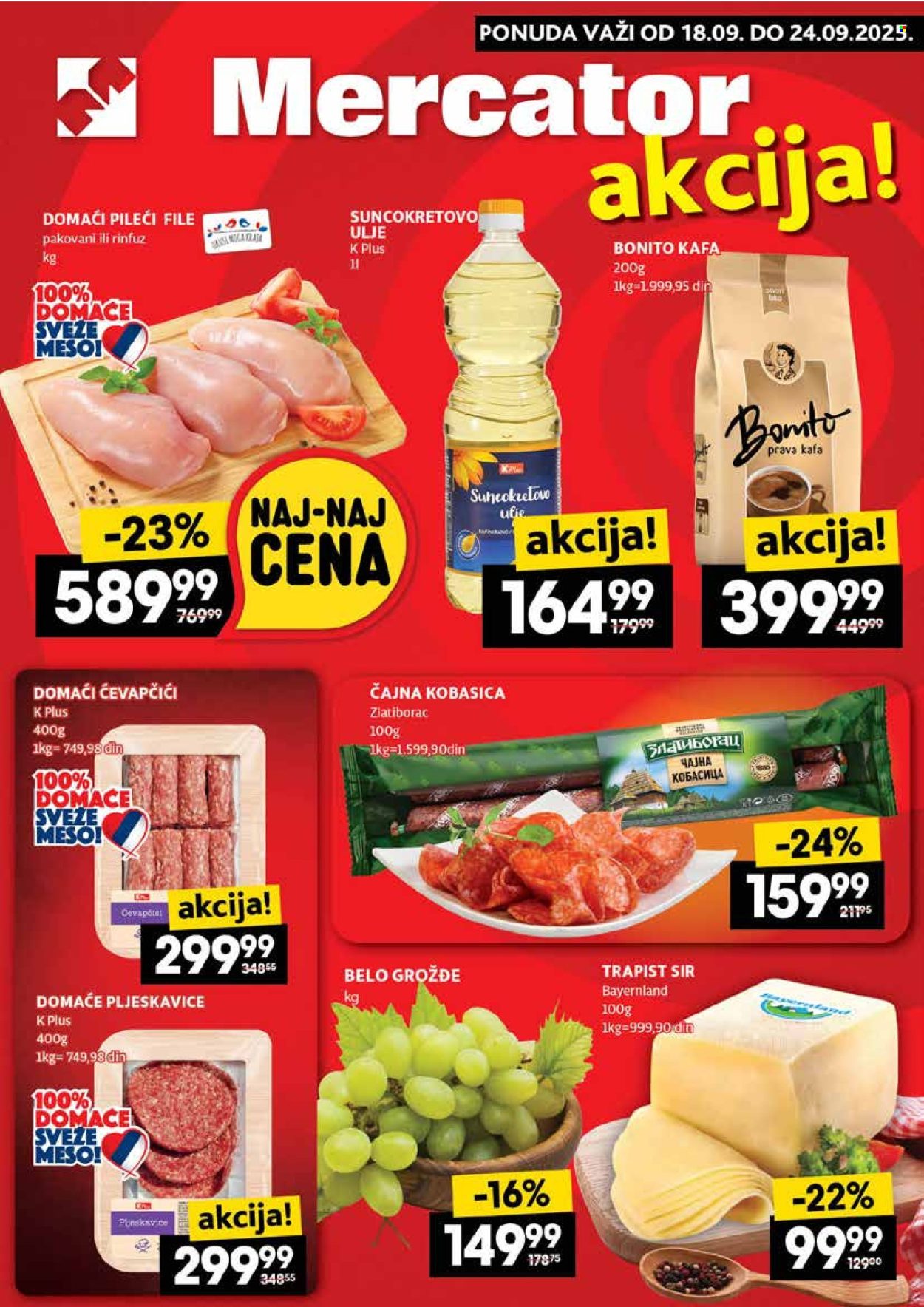Mercator Centar katalog - 18.09.2025 - 24.09.2025. Stranica 1